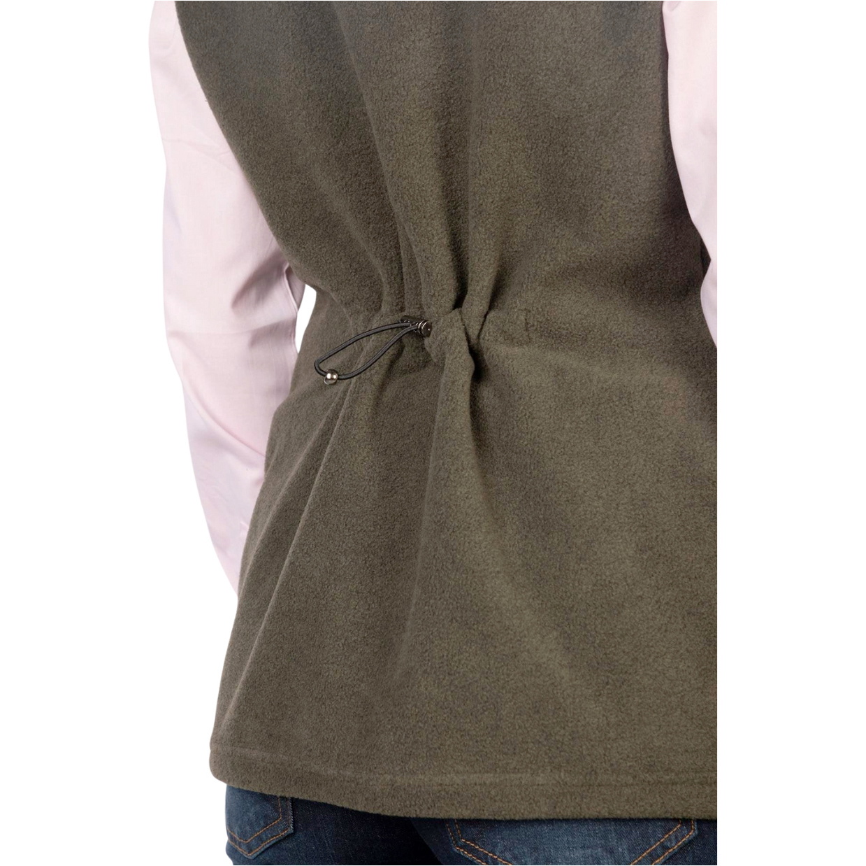 2025 Rydale Womens Huggate Fleece Weste 406111 - Khaki